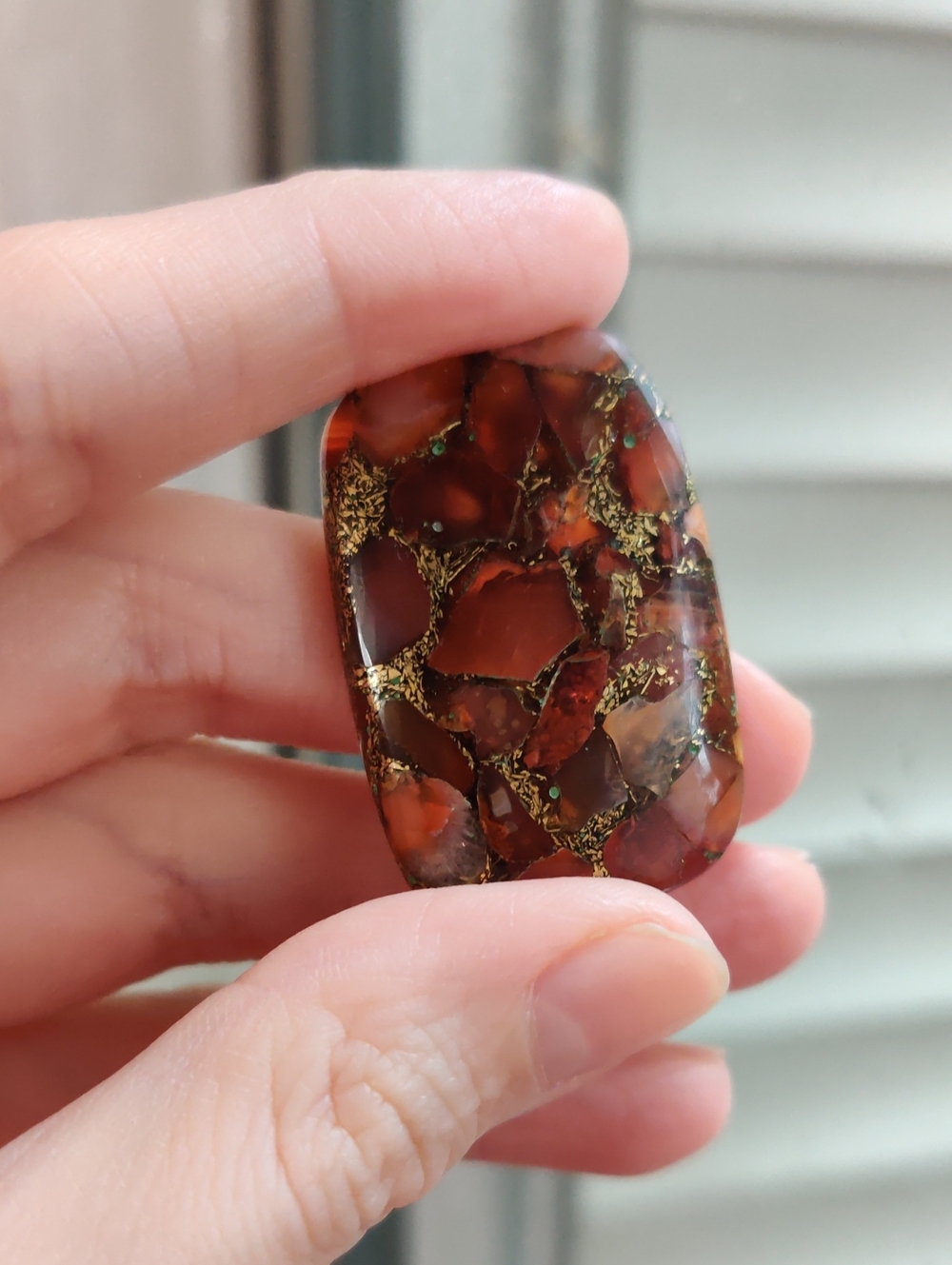 Brecciated Jasper In Pyrite Matrix - Picture 7 of 7